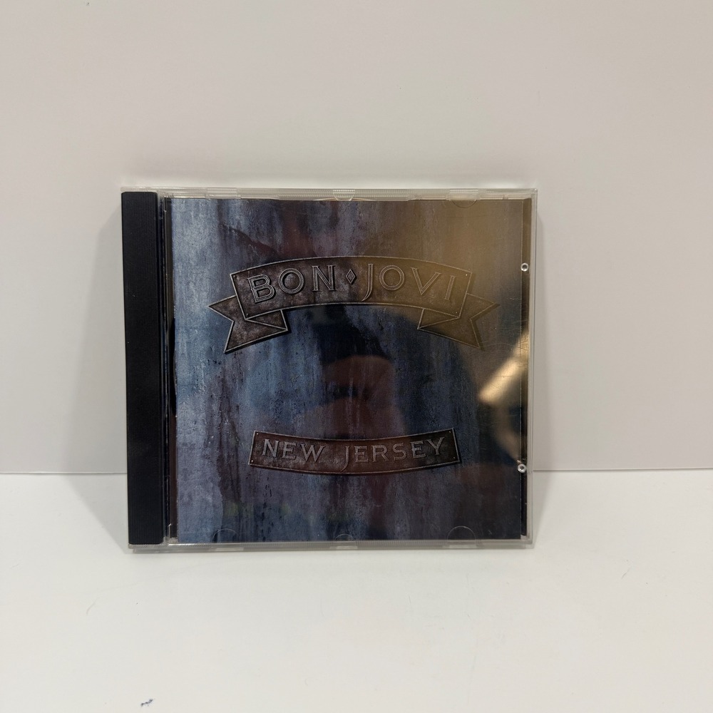 Bon Jovi New Jersey CD Music OS Silver Good 1988 Hard Rock 836345-2